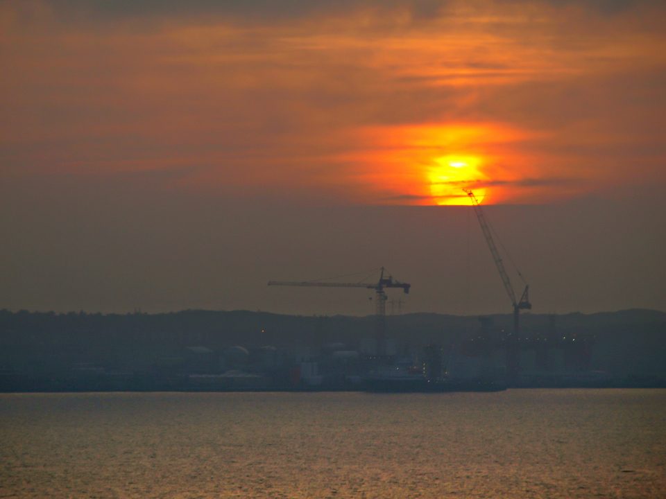 Illustrative photograph of industrial Crane